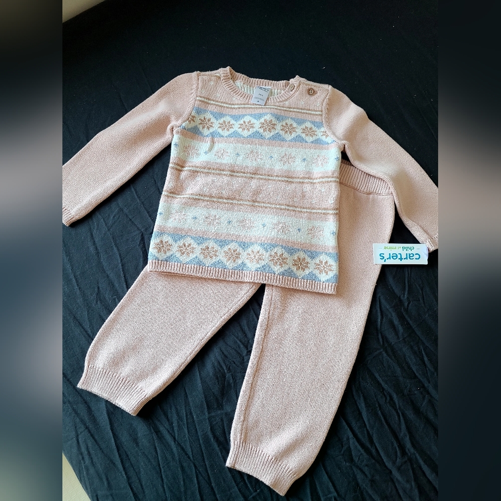 ❤️❤️❤️3 For$20❤️❤️❤️Carter's Warm Set🩷